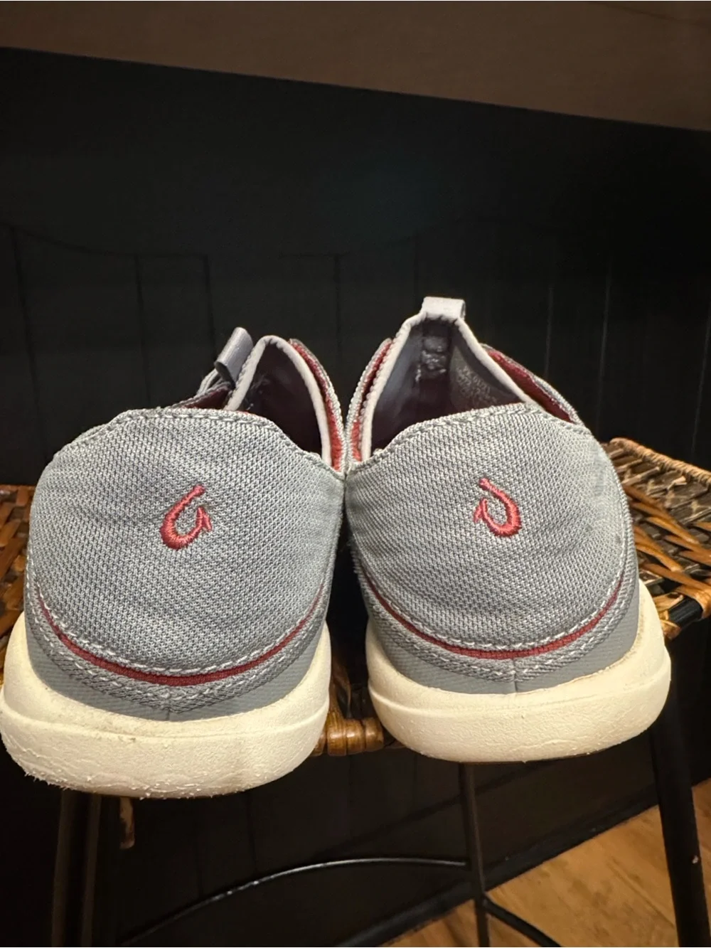 OluKai Moku Pae Water / Boat Shoe Sz 8 Men’s Grey
